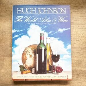 The World Atlas of Wine by Hugh Johnson Coffee Table Book
